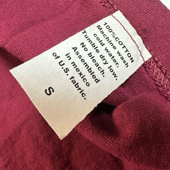 NWT Club Paradise Unisex Maroon Tee Shirt Logo Printed Hip Hop Music - Size S - Picture 6 of 6